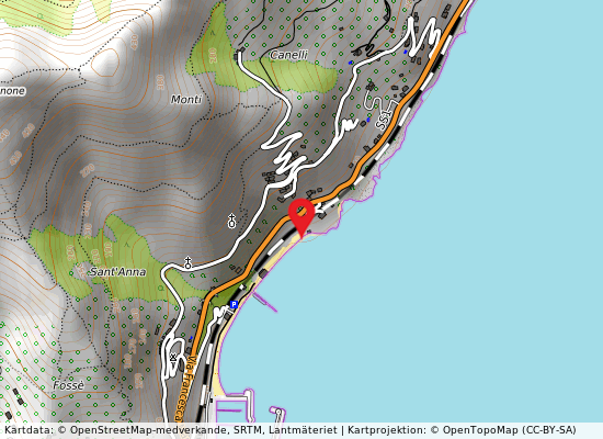 Punta murena på kartan
