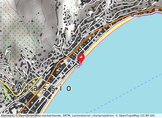 Foce rio palmero på kartan