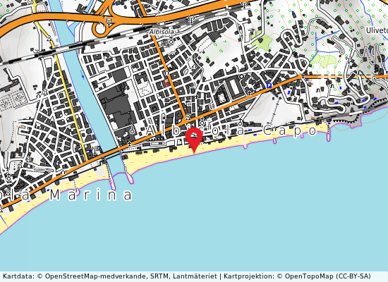 Albisola superiore på kartan