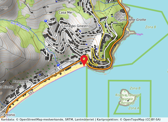 Villaggio del sole på kartan