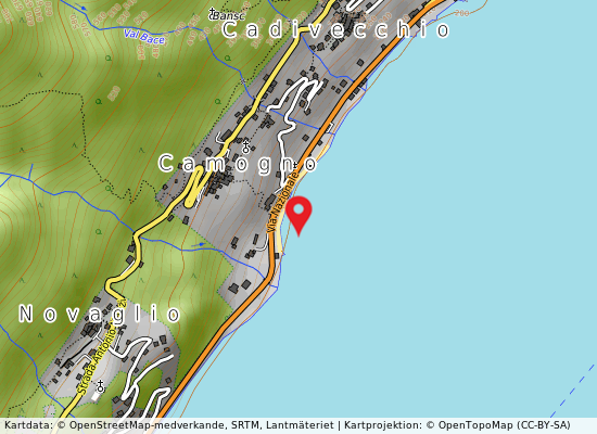 Sotto camogno på kartan