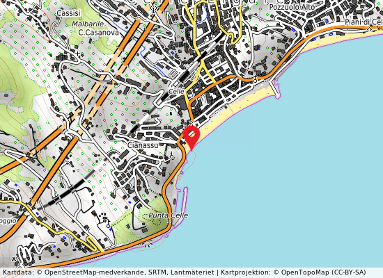 Celle ovest på kartan