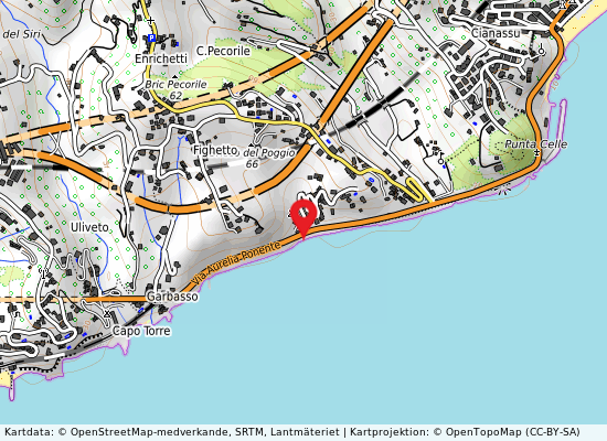 Scoglio garofano på kartan