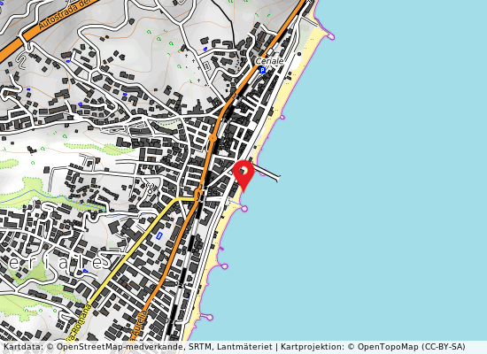 Cantiere patrone på kartan