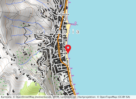 Zona ondina på kartan