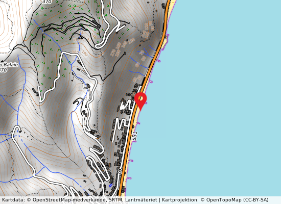 Colonia braidese på kartan