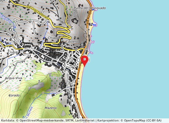 Zona vittoria på kartan