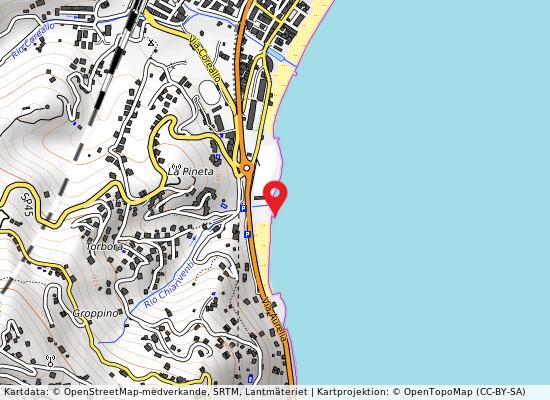 Chiariventi på kartan