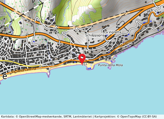 Bagni nautilus på kartan