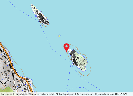 Isola bella på kartan