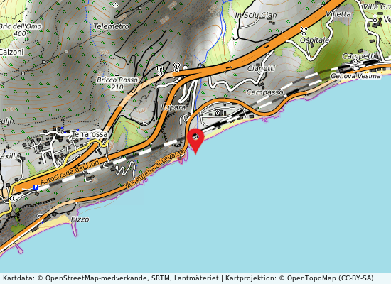Dopolavoro ff.ss. på kartan
