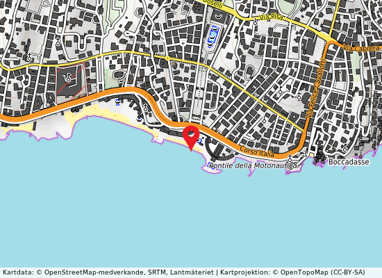 Lungomare lombardo på kartan