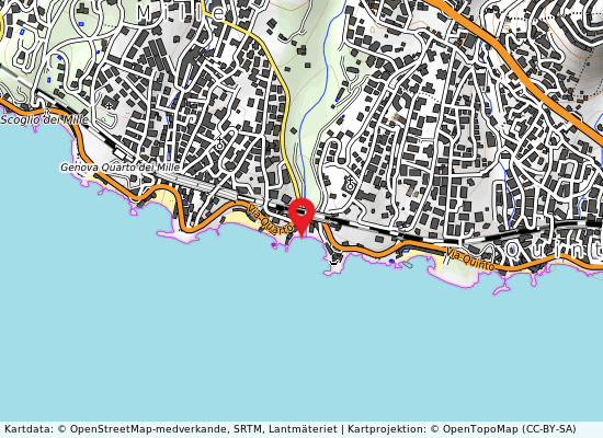 Via quarto på kartan