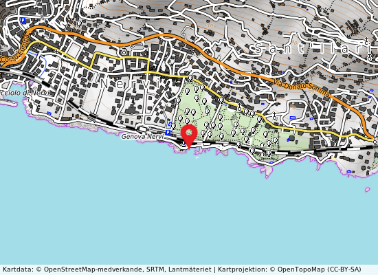 Torre gropallo på kartan