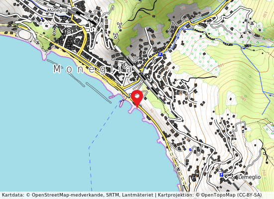Localita posato på kartan