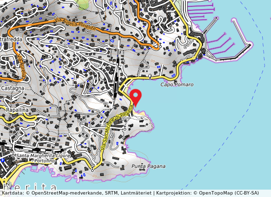 S. michele di pagana på kartan