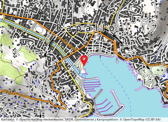 Inizio scogliera på kartan