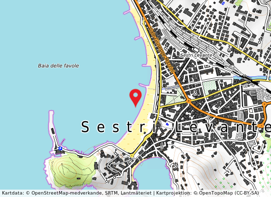 Foce canale ravino på kartan