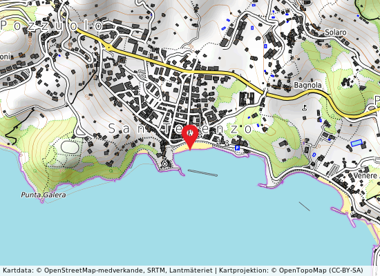 S. terenzo spiaggia på kartan