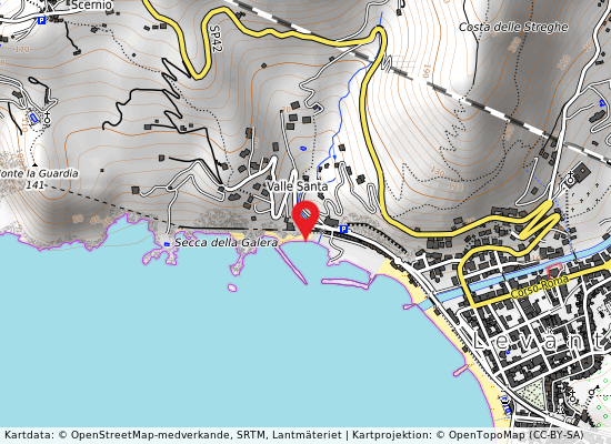 Vallesanta ovest på kartan