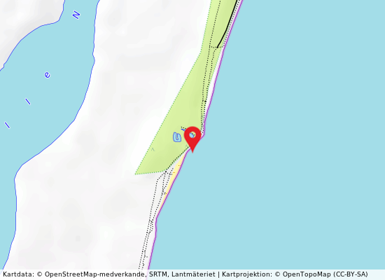 Lido nazioni-punto a på kartan