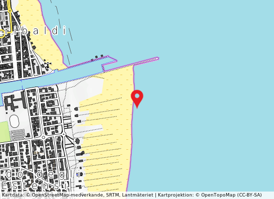 L.estensi - punto a på kartan