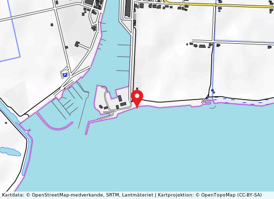 Spiaggina - punto a på kartan